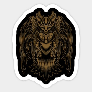 Mecha Owl Sticker